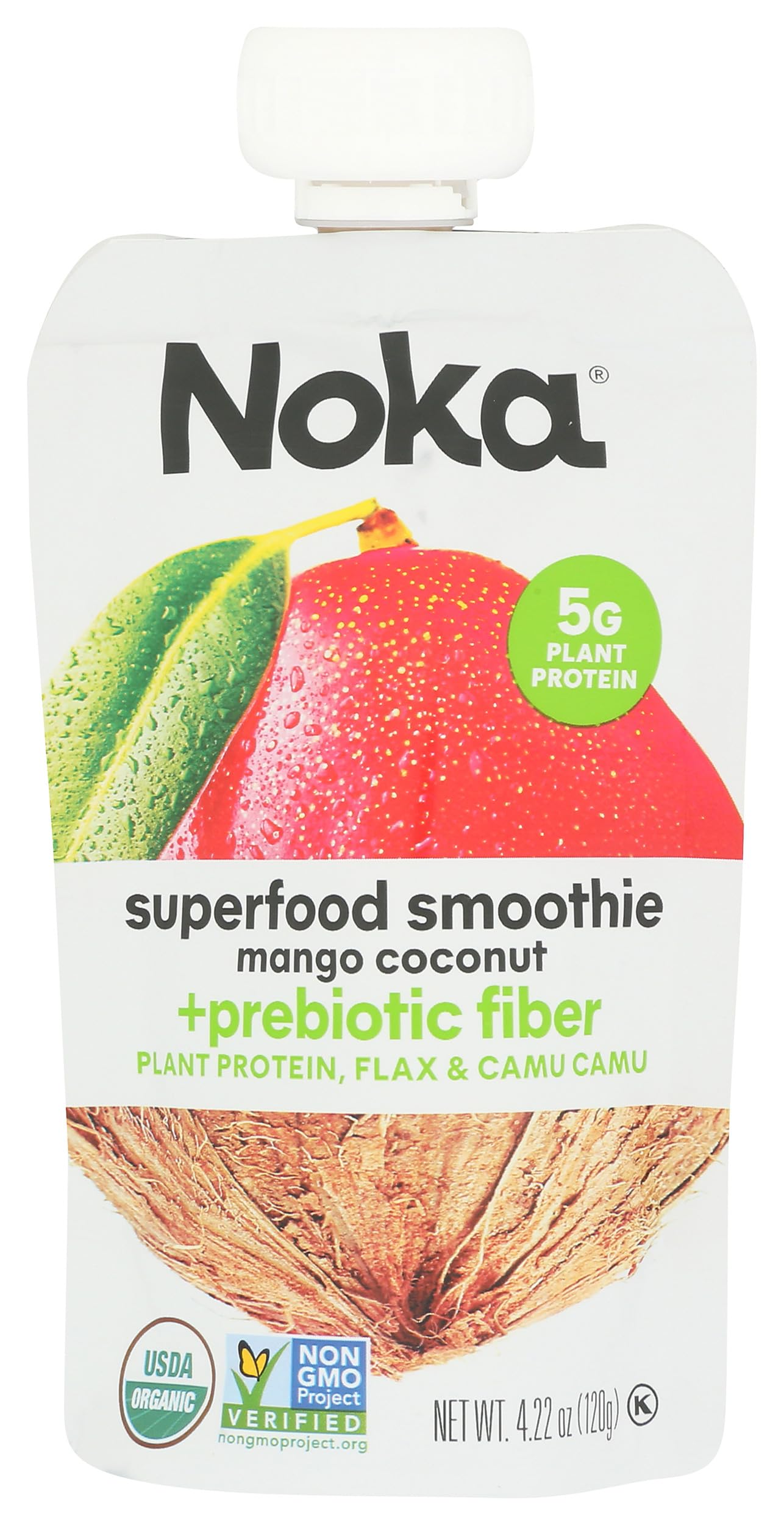 Amazon.com : Noka Organic Mango Coconut Superfood Smoothie, 4.22